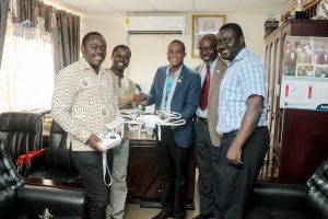 VC RECEIVING THE DRONE