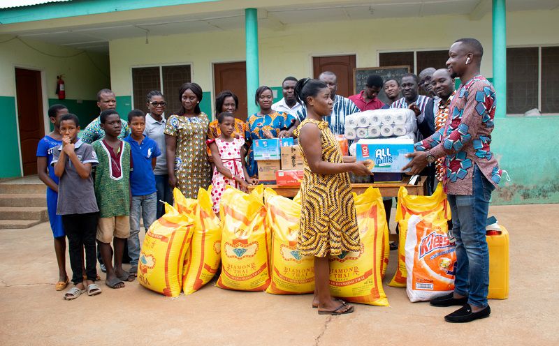 UENR CHAPTER OF GHANA ASSOCIATION OF UNIVERSITY ADMINISTRATORS (GAUA) DONATES TO TWO CHILDREN HOMES 2 DSC 0022 2