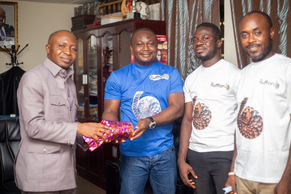 RUFFORD PROJECT STAFF PAYS COURTESY CALL ON THE VICE-CHANCELLOR