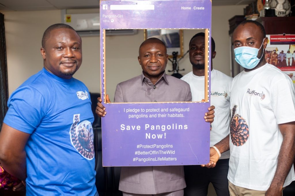 RUFFORD PROJECT STAFF PAYS COURTESY CALL ON THE VICE-CHANCELLOR