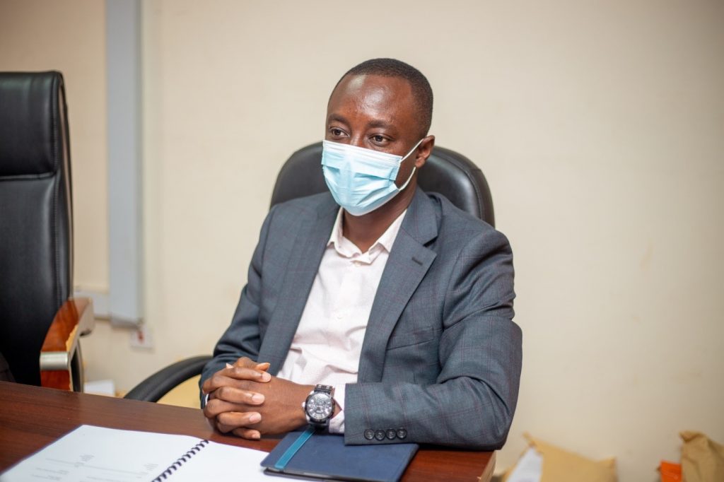 The president of AIMS, Dr. Prince Osei