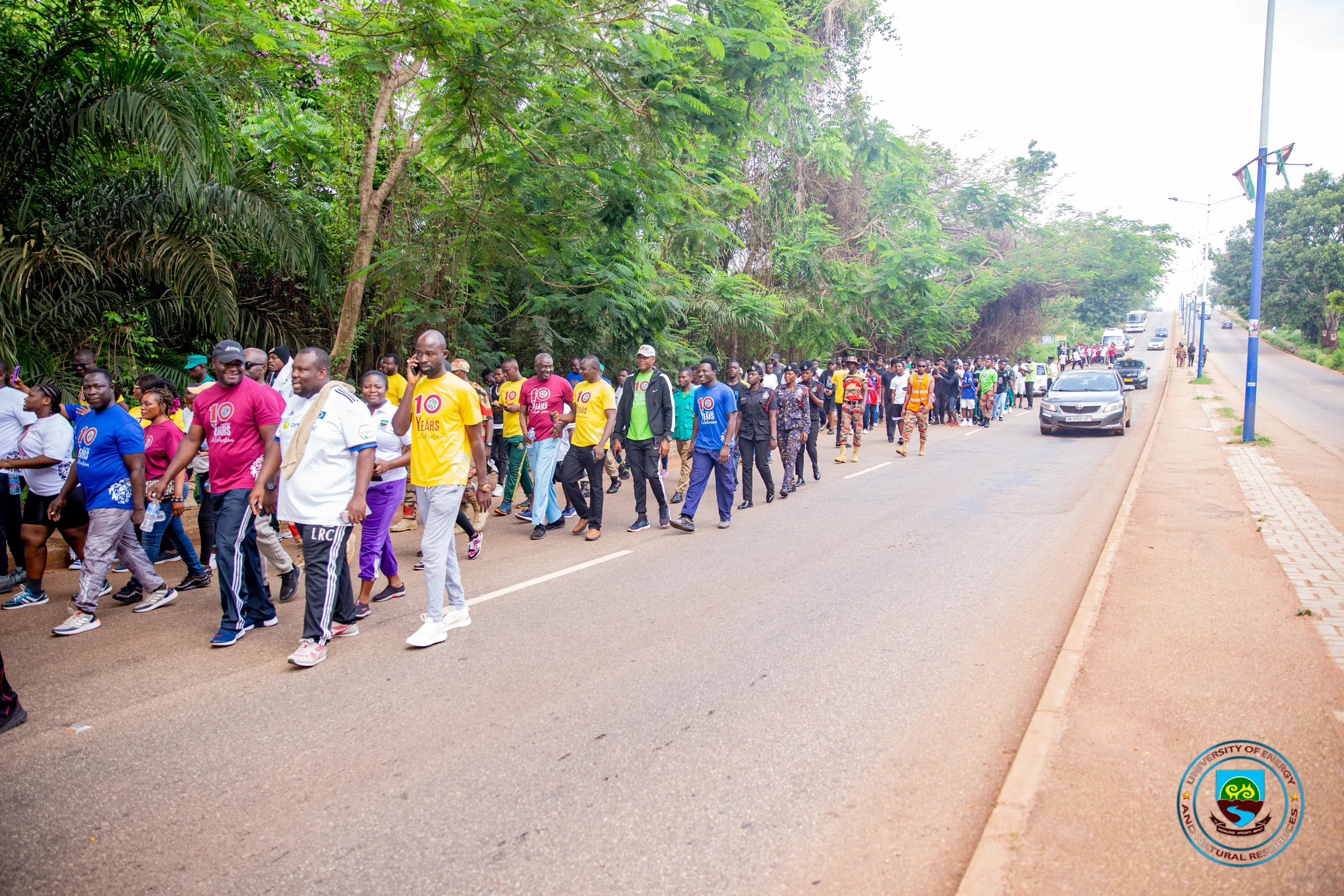 UENR Embarks on 2nd Health Walk Ahead of 10th Anniversary Grand Durbar and 7th Congregation 4 IMG 8686