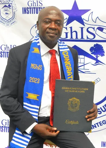 UENR Lecturer Attains Professional Membership of The Ghana Institution of Surveyors