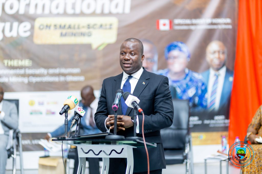 Minister for Lands and Natural Resources Delivered Keynote Speech at 2nd Annual Two-Day Transformational Dialogue on Small-Scale Mining 1 QON 0104 1