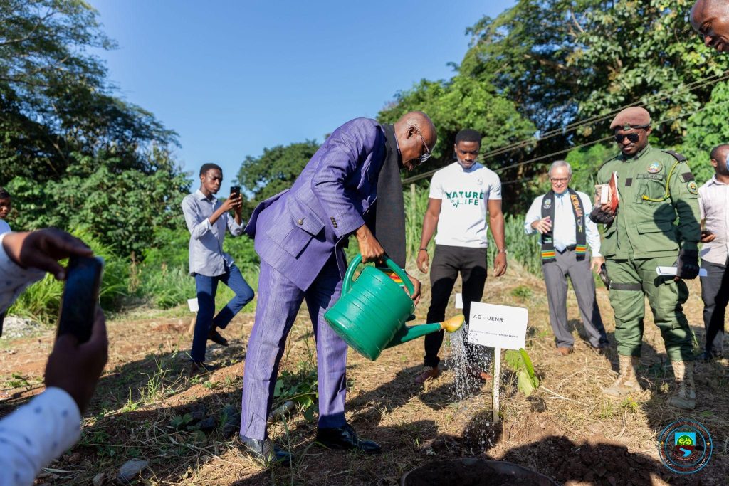 A delegation from the Forestry Commission joined the entourage for a field trip to the Tain II Forest