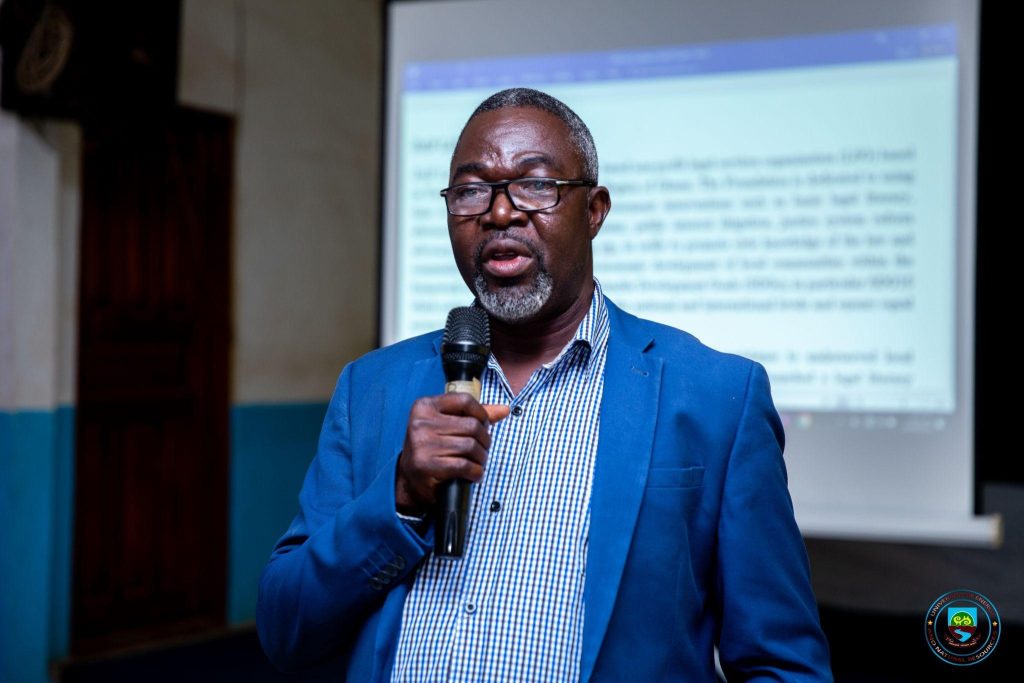 Lawyer Samuel Mahmoud Fenbeti the Executive Director of DAF Law Foundation