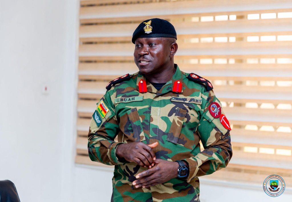 Lt. Col. Dominic Buah the Chief Course Instructor