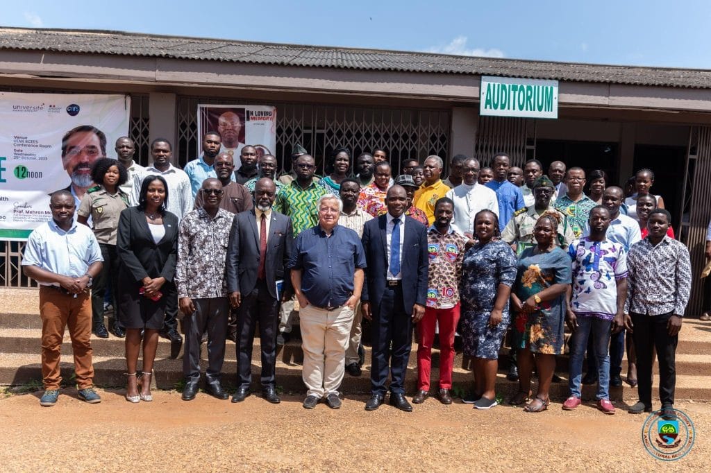 Prof. Marek receiving his appointment letter
